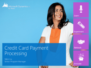 Credit Card Payment Processing