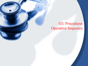 GI Endoscopic Procedures Operative Sequence