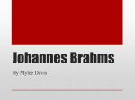 Johannes Brahm`s