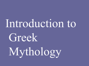 Mr. Schmidt`s Intro to Greek Mythology/Gods Powerpoint