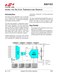 AN103: Using the On-Chip Temperature Sensor