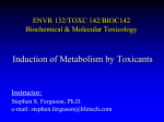 Drug Metabolism Phcy 172 - UNC
