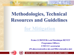 Methodologies, Technical Resources and Guidelines
