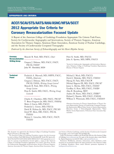 ACCF/SCAI/STS/AATS/AHA/ASNC/HFSA/SCCT 2012 Appropriate