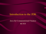 JDK Slides - Andrew.cmu.edu
