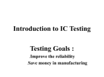 Introduction to IC Testing
