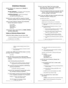 Infectious Diseases - Austin Community College