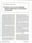 Introduction to the Journal of Marketing Research Special Issue on