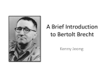 An Introduction to Bertolt Brecht