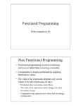 Functional Programming Pure Functional Programming