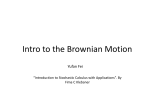 Introduction to Brownian Motion