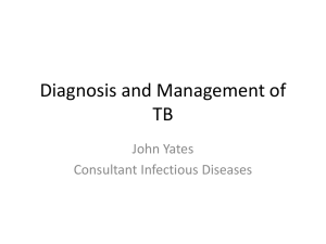 Diagnosis and Management of TB - Croydon Health Services NHS