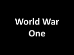 World War One - wbphillipskhs