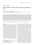 Different Roles for Simple-Cell and Complex
