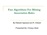 Fast Algorithms For Mining Association Rules