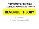 Theory of the Firm-Revenue