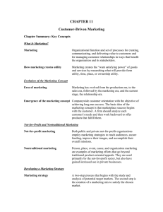 CHAPTER 11 Customer-Driven Marketing