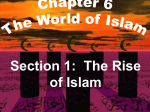 Section 1: The Rise of Islam