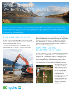 Columbia River Water Use Plan Update | May 2015