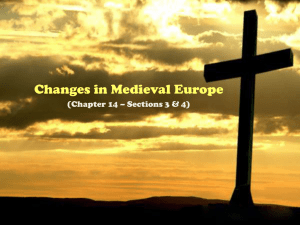 14.3 and 14.4 (Changes in Medieval Europe)
