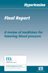 Review of medicines used to lower blood pressure