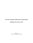 Britain and Transportation during the Seven Years War