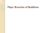 Major Branches of Buddhism