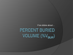 Percent buried volume (%V bur )