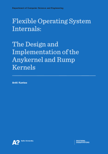 Flexible Operating System Internals: The Design and