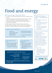 Food and energy