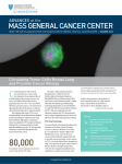 ADVANCEs At The MAss GENERAL CANCER CENTER