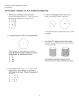 2014 Geometry Common Core State Standards Sample Items