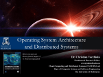 Operating System Architecture and Distributed