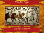 The Middle Ages 500 - 1500 AD