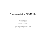 Econometrics unit 1