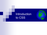 6. Introduction to CSS - George Jenkins High School