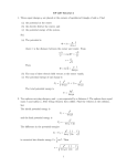 EP 229 Tutorial 2 1. Three equal charges q are placed at the corners