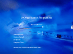 UK vaccination programme: risks and rewards (slides)