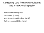 What is the difference between RMSF? RMSD? B-Factor?