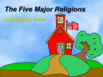 5 Major World Religions