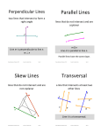 Parallel Lines Skew Lines Transversal