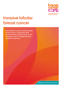Invasive lobular breast cancer