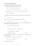 First Order Linear Differential Equations16