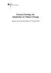 German Strategy for Adaptation to Climate Change - BMUB