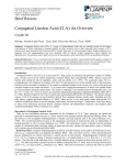 Brief Review Conjugated Linoleic Acid (CLA)
