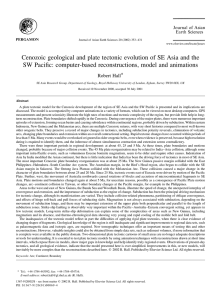 Cenozoic geological and plate tectonic evolution of SE Asia and the