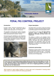 feral pig control project