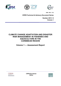 Volume 1 - Assessment Report - Caribbean Regional Fisheries