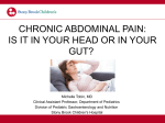 3. Chronic Abdominal Pain