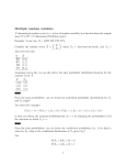 Multiple random variables